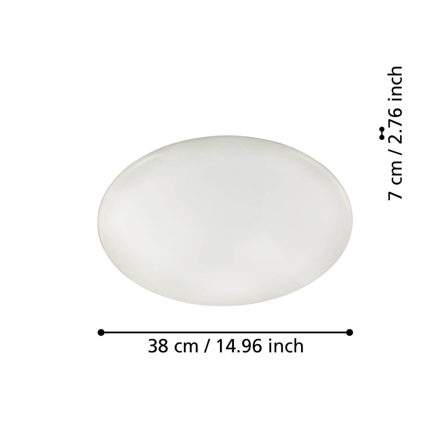 Eglo 31737 - Plafoniera LED dimmerabile TOTARI-Z LED/19,2W/230V 2700-6500K bianco