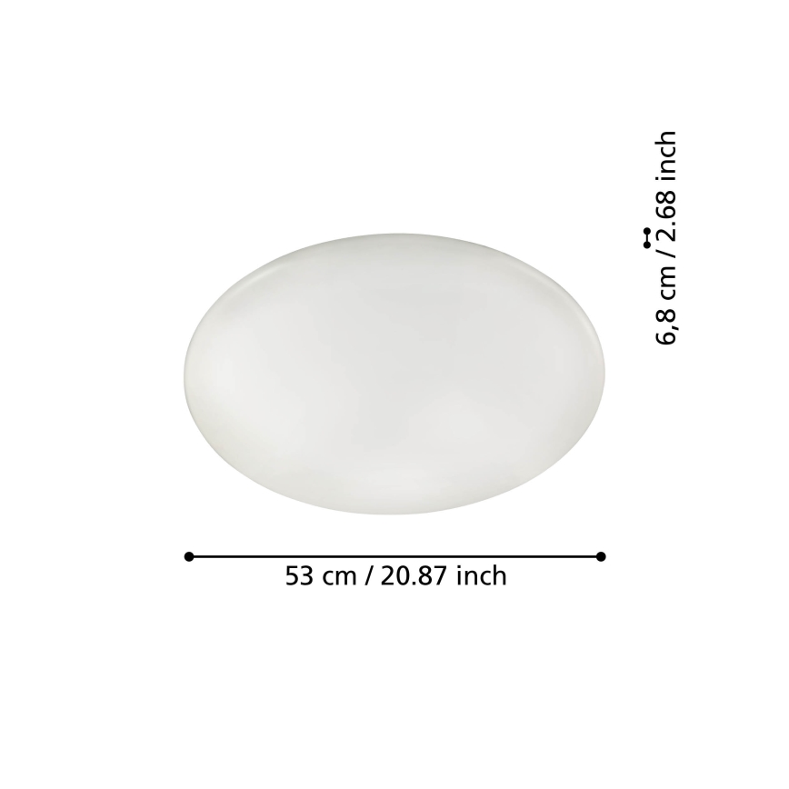 Eglo 31738 - Plafoniera LED dimmerabile TOTARI-Z LED/44,8W/230V 2700-6500K bianco
