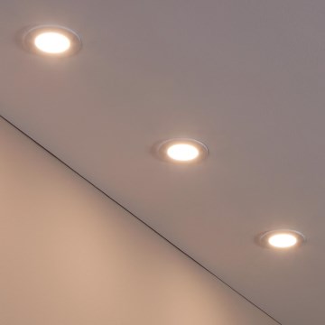 Eglo 31741 - SET 3x Luce da incasso LED da bagno dimmerabile FUEVA-Z 1xLED/2,8W/230V 2700-6500K IP44 bianco