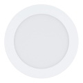 Eglo 31742 - Faretto da incasso LED dimmerabile per bagno FUEVA-Z LED/10,5W/230V 2700-6500K IP44 bianco Ø 16,5 cm