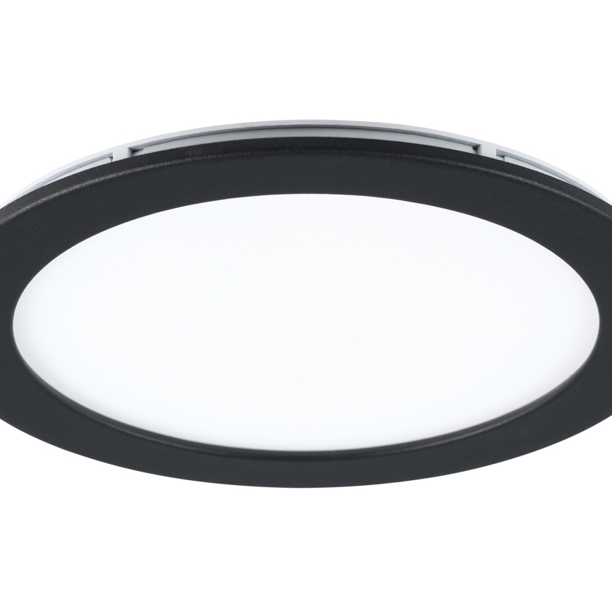 Eglo 31744 - Plafoniera LED dimmerabile da incasso per bagno FUEVA-Z LED/10,5W/230V 2700-6500K IP44 nero Ø 16,5 cm