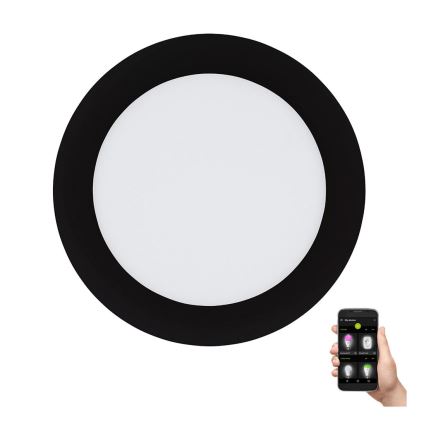 Eglo 31744 - Luce da incasso LED da bagno dimmerabile FUEVA-Z LED/10,5W/230V 2700-6500K IP44 nero