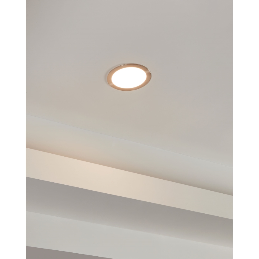 Eglo 31746 - Lampada da incasso dimmerabile per bagno FUEVA-Z LED/10,5W/230V 2700-6500K IP44 cromo Ø 16,5 cm