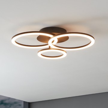 Eglo 31771 - Plafoniera LED dimmerabile PARRAPOS-Z LED/33W/230V 3000-6500K nero