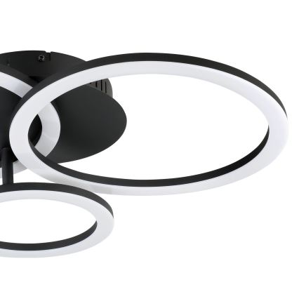 Eglo 31771 - Plafoniera LED dimmerabile PARRAPOS-Z LED/33W/230V 3000-6500K nero