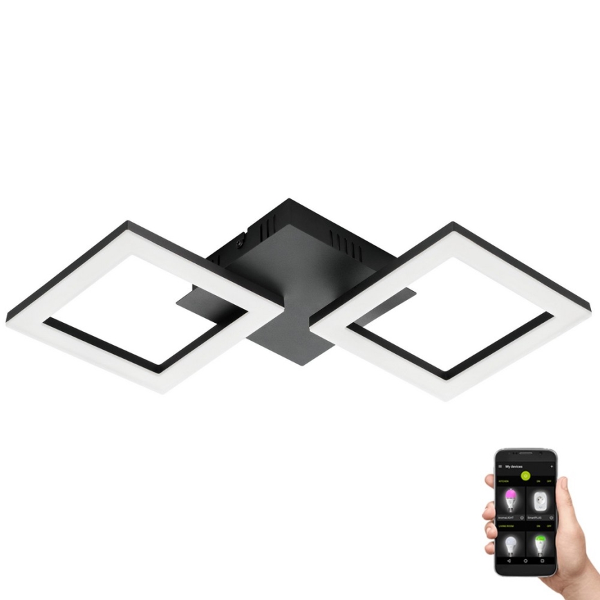 Eglo 31773 - Plafoniera LED dimmerabile PARANDAY-Z LED/15,5W/230V 3000-6500K nero