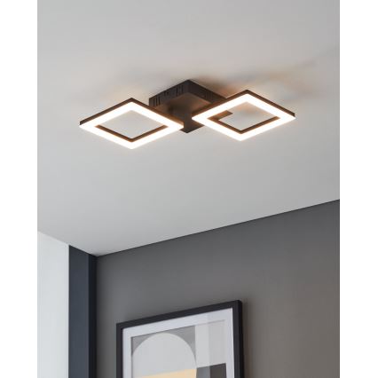 Eglo 31773 - Plafoniera LED dimmerabile PARANDAY-Z LED/15,5W/230V 3000-6500K nero