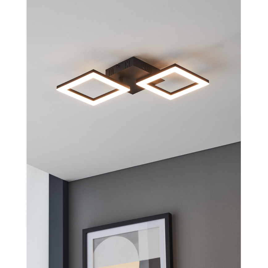 Eglo 31773 - Plafoniera LED dimmerabile PARANDAY-Z LED/15,5W/230V 3000-6500K nero