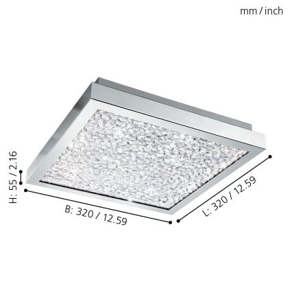 Eglo - Plafoniera LED/16W/230V