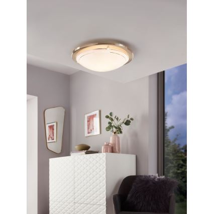 Eglo 32094 - Plafoniera LED PLANET LED/11W/230V 3000K cromo opaco