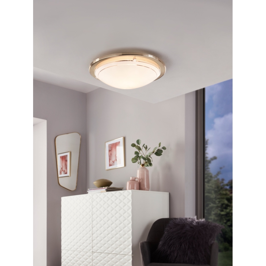 Eglo 32094 - Plafoniera LED PLANET LED/11W/230V 3000K cromo opaco