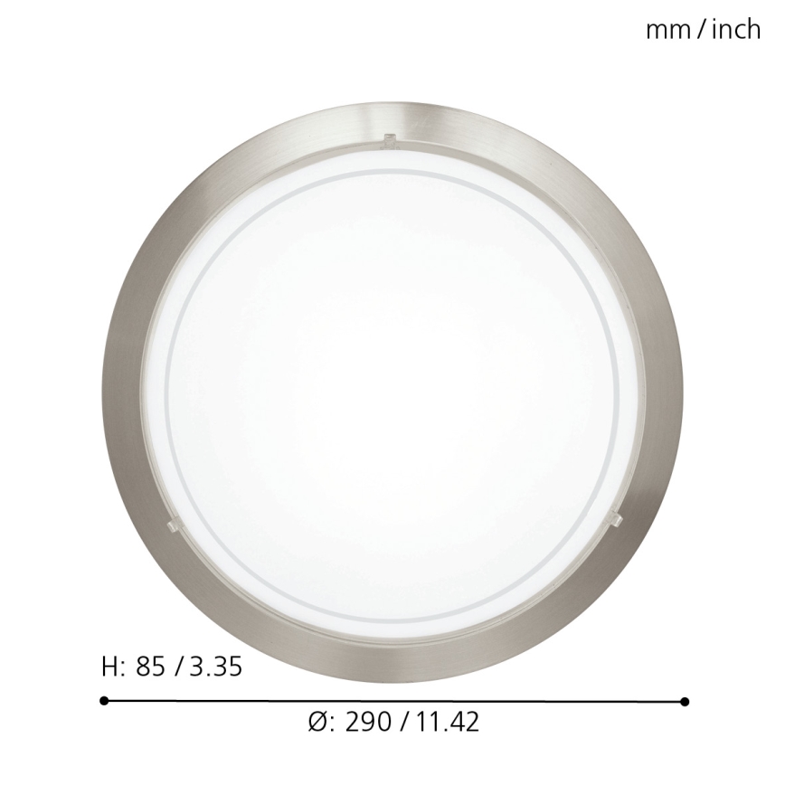 Eglo 32094 - Plafoniera LED PLANET LED/11W/230V 3000K cromo opaco