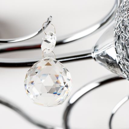 Eglo 32103 - Lampadario LED a montaggio superficiale VELAGO 5xG9/33W/230V, cromo lucido