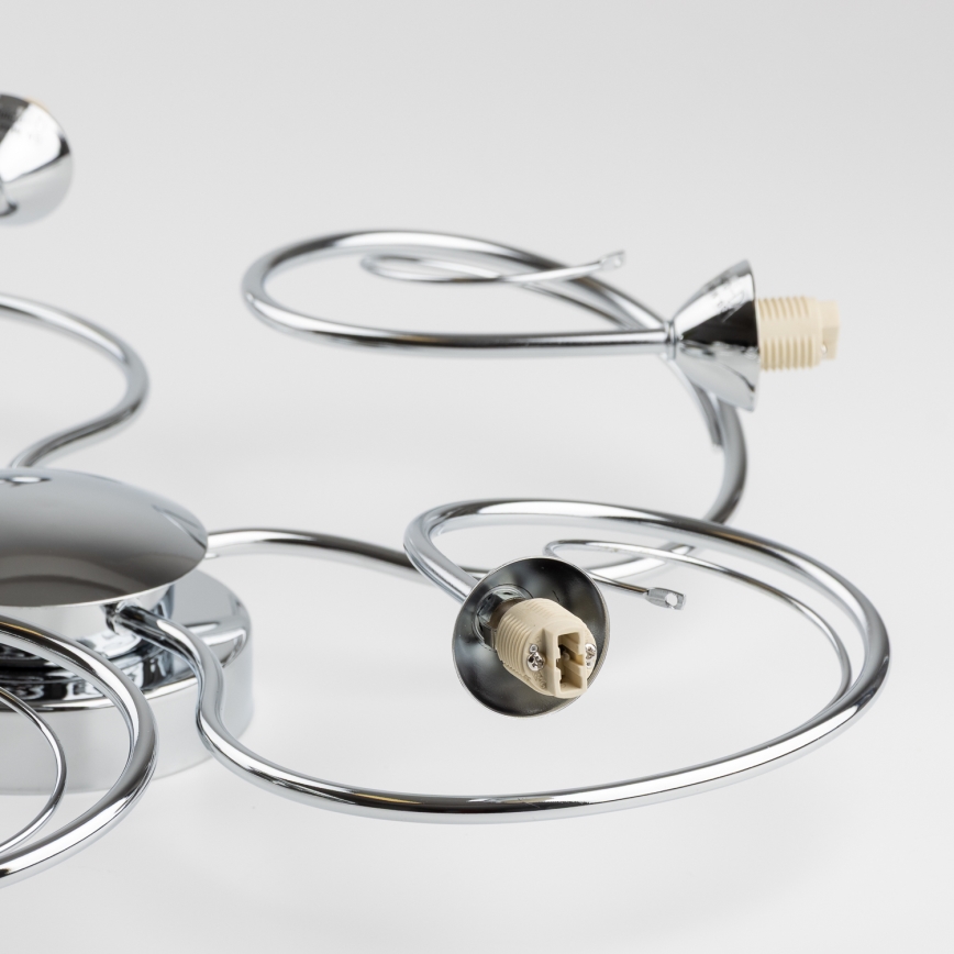 Eglo 32103 - Lampadario LED a montaggio superficiale VELAGO 5xG9/33W/230V, cromo lucido