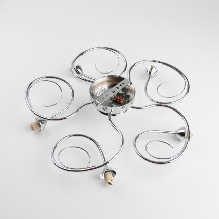 Eglo 32103 - Lampadario LED a montaggio superficiale VELAGO 5xG9/33W/230V, cromo lucido