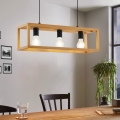 Eglo 32144 - Lampadario a sospensione con cavo BLACKCROWN 3xE27/40W/230V marrone