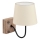 Eglo 32248 - Lampada da parete 1xE14/40W/230V marrone/beige