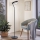 Eglo 32327 - Lampada da terra LED RGBW dimmerabile MARGHERA-C LED/15,5W/230V 2700-6500K nera