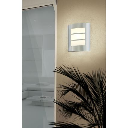 Eglo 32374 - Applique da esterno con sensore CITY 1xE27/60W/230V IP44