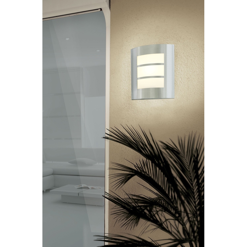 Eglo 32374 - Applique da esterno con sensore CITY 1xE27/60W/230V IP44