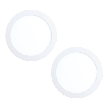Eglo 32387 - Set da 2 faretti LED da incasso FUEVA LED/15,5W/230V