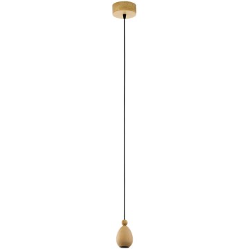 Eglo 32543 - Plafoniera YORTH 1xE27/60W/230V rovere