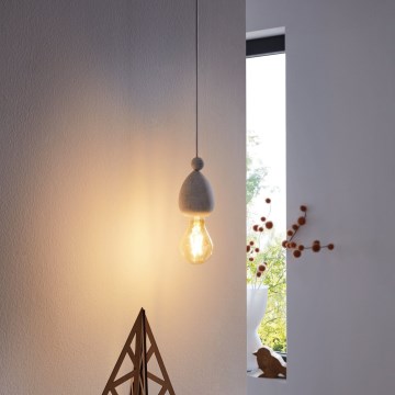 Eglo 32544 - Plafoniera YORTH 1xE27/60W/230V bianca