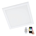Eglo 32546 - Plafoniera dimmerabile RGBW SALOBRENA-C LED/16W/230V 2700-6500K 30x30 cm bianco