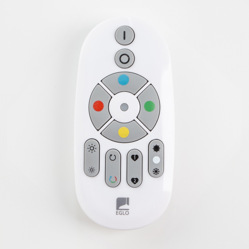 Eglo 32547 - LED RGBW Pannello dimmerabile da superficie/incasso 2in1 SALOBRENA-C LED/34W/230V bianco 60x60 cm + telecomando