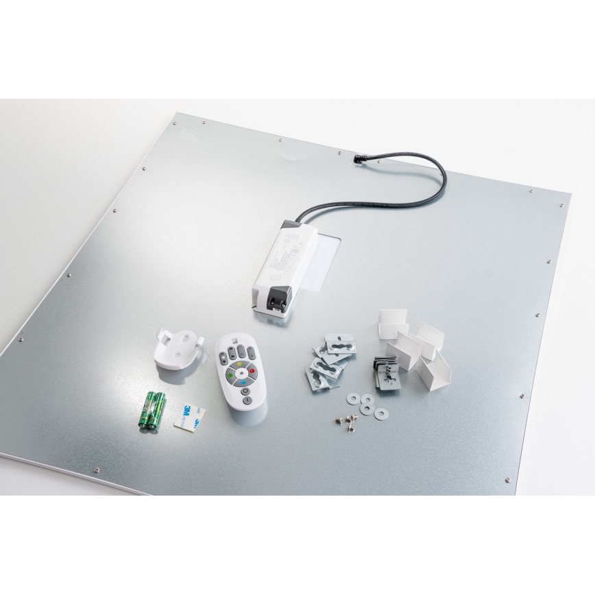 Eglo 32547 - LED RGBW Pannello dimmerabile da superficie/incasso 2in1 SALOBRENA-C LED/34W/230V bianco 60x60 cm + telecomando
