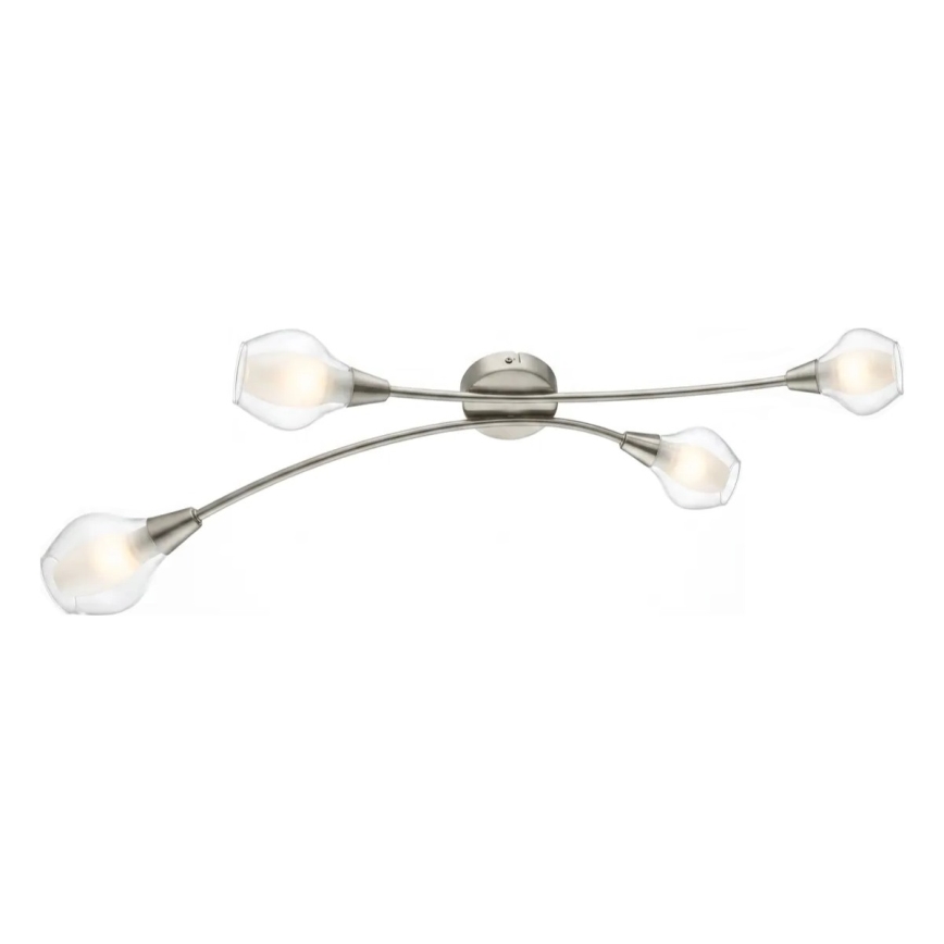 Eglo 32594 - Plafoniera ARNADO 4xG9/33W/230V cromo opaco