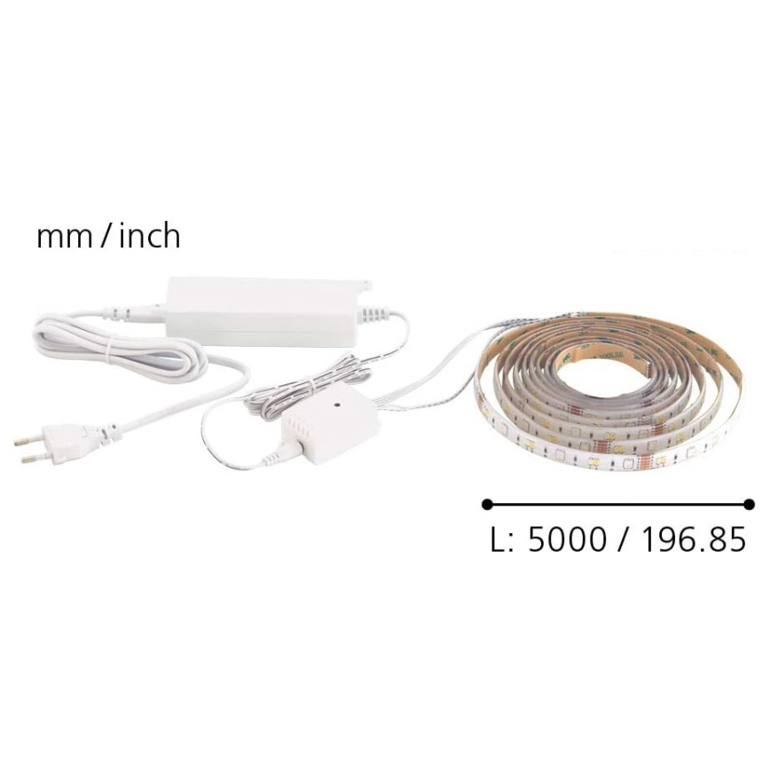 Eglo - Striscia LED RGB CCT 5 m STRIPE-C LED/16W/230V
