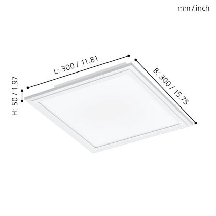 Eglo - Plafoniera LED LED/16W/230V