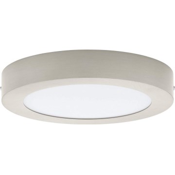 Eglo 32816 - Plafoniera LED dimmerabile FUEVA LED/17W/230V 3000-6500K Ø 22,5 cm cromo satinato + telecomando