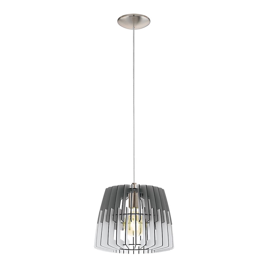 Eglo 32824 - Lampadario ARTANA 1xE27/60W/230V grigio 300mm