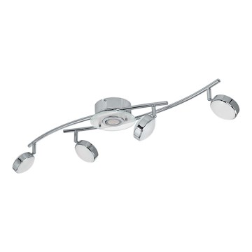 Eglo 32829 - Faretto LED SALTO 4xLED/5,4W+LED/2,5W