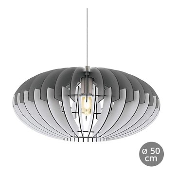 Eglo 32833 - Lampadario a sospensione con filo SOTOS 1xE27/60W/230V