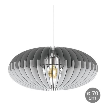 Eglo 32834 - Lampadario a sospensione con filo SOTOS 1xE27/60W/230V