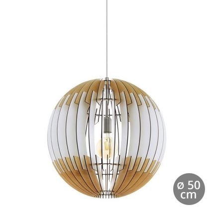 Eglo 32846 - Lampadario su filo OLMERO 1xE27/60W/230V