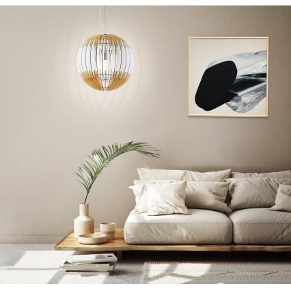 Eglo 32847 - Lampadario a cavo OLMERO 1xE27/60W/230V