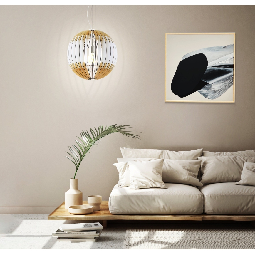 Eglo 32847 - Lampadario a cavo OLMERO 1xE27/60W/230V