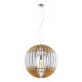 Eglo 32847 - Lampadario sospeso a cavo OLMERO 1xE27/60W/230V