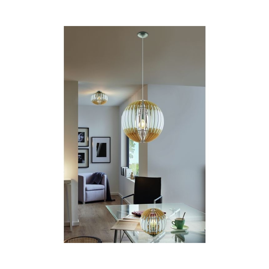 Eglo 32848 - Lampada da tavolo OLMERO 1xE27/60W/230V