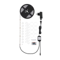 Eglo 32859 - Striscia LED RGB dimmerabile 5m COB LED/12W/230V 4000K IP44 + telecomando