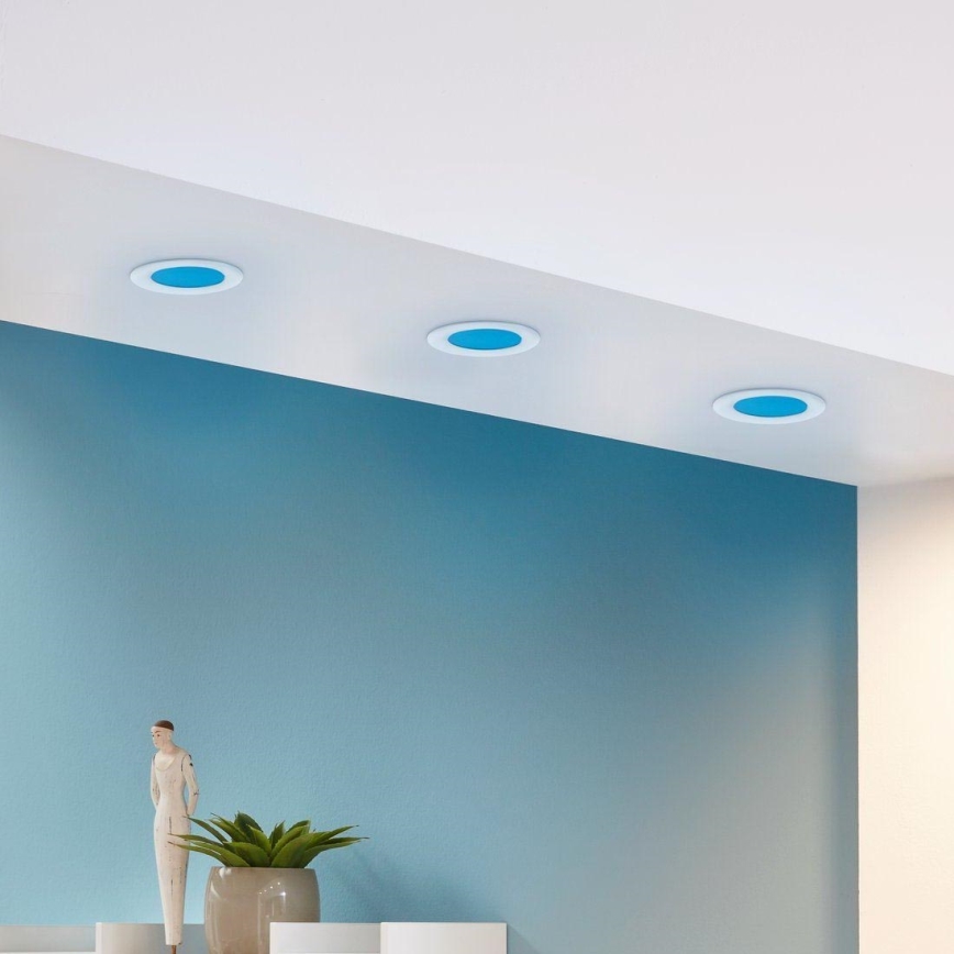 Eglo - SET da 3 faretti LED RGB dimmerabili da incasso FUEVA-C 1xLED/3W/230V Ø 8,5 cm