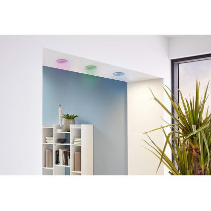 Eglo - Confezione da 3 faretti da incasso LED RGB dimmerabili FUEVA-C LED/3W/230V Ø 8,5 cm