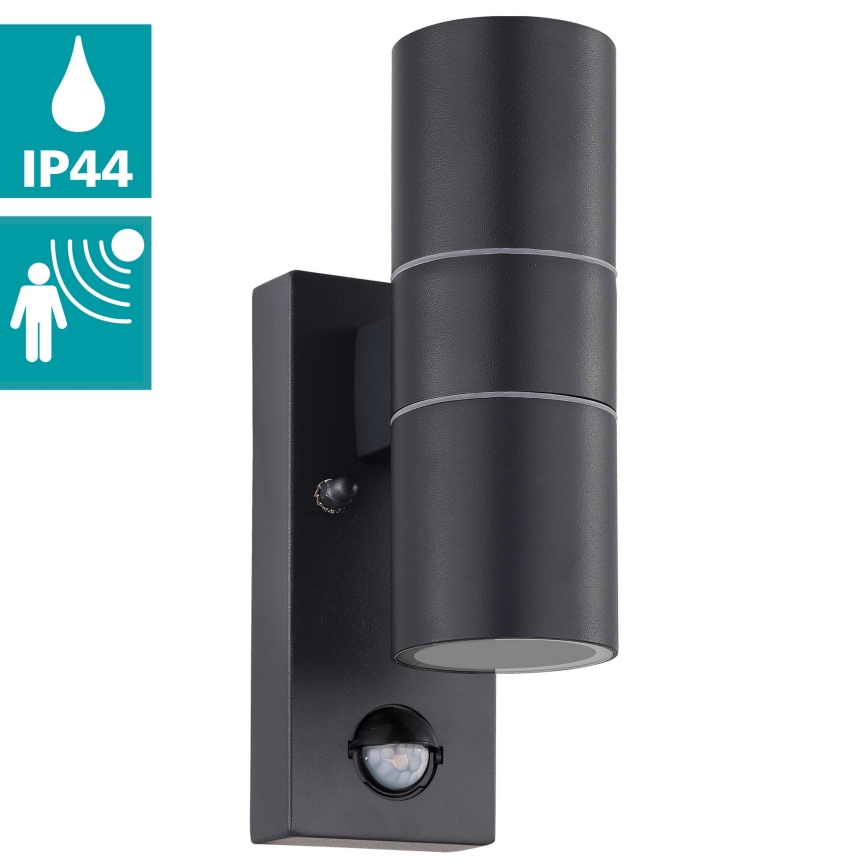 Eglo - LED Applique da esterno con sensore 2xGU10/3W/230V IP44