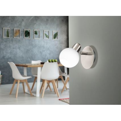Eglo 32925 - Faretto da parete dimmerabile a LED COMBA 1xE14/6W/230V cromo opaco