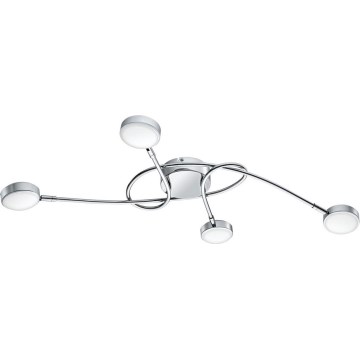 Eglo 32996 - Plafoniera LED SALTO 4xLED/5,4W/230V cromo lucido
