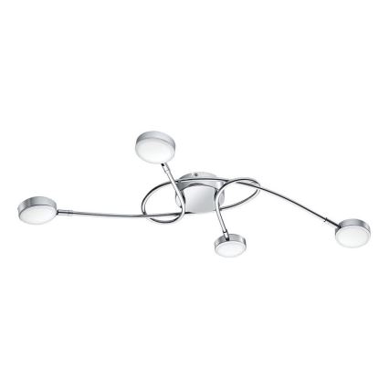 Eglo 32996 - Plafoniera LED SALTO 4xLED/5,4W/230V cromo lucido